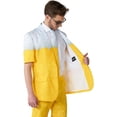 thumbnail image 2 of SUITMEISTER Summer Suits, Includes Short Sleeved Blazer Jacket, Shorts  Tie Large Summer Premium Beer Yellow, 2 of 6
