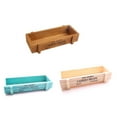 thumbnail image 7 of UDIYO Natural Brown Wood Rectangle Planter Box (8.87" x 3.35" x 1.77") | Multiple Color Choices Rustic Wooden Planters | Indoor Decorative Box, 7 of 7