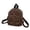 Coffee, variant on XINXIAOO Corduroy Velvet Backpack, Simple Solid Color Casual School Bag