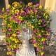 thumbnail image 2 of Decoración artificial de enredadera violeta, flor falsa realista de ratán para interior y exterior, jardín, porche, patio, colgante de pared, decoración de flores artificiales, 2 of 8