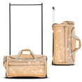 thumbnail image 3 of 28" Dance Bag with Garment Rack,Upgraded Glitter Rolling Competition Dance Duffel Bag Waterproof Costume Travel Bag Costume Suitcase for Dancer Performer Athletes,Gold, 3 of 12