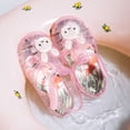 thumbnail image 4 of Ruyang Toddler Girls Jelly Sandals Cute Closed Toe Sandals Water-Resistant Beach Flat Sandal Non-Slip Bunny Shoes, 4 of 5