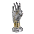 thumbnail image 3 of Estatua de mano robótica, adorno de mesa, artesanía, soporte para mando de juegos, escultura para oficina, chimenea, regalo de inauguración de la casa S, 3 of 8