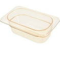 thumbnail image 4 of Cambro 92HP150 Amber High Heat 1/9 Size x 2.5Deep Food Pan", 4 of 6