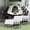 White1 55.1in, variant on Folding Conference Room Table with Silent Wheels, Heavy-Duty Mobile Modular Foldable Meeting Training Desk for Office (W1 55.1in 2)