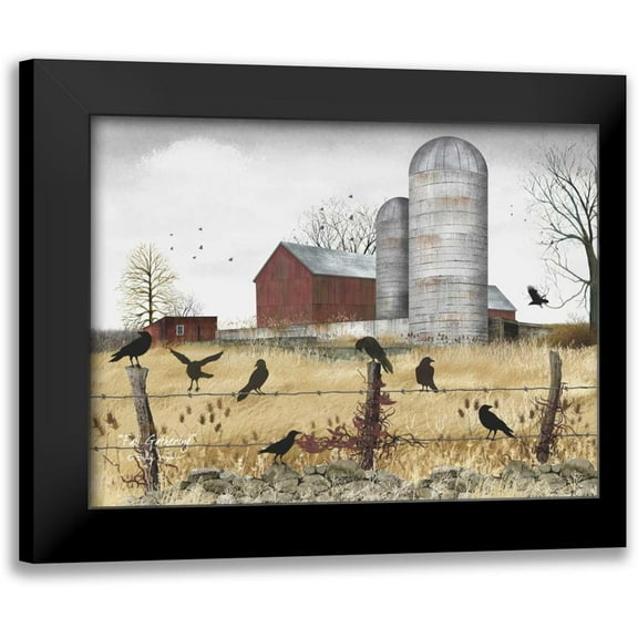 Jacobs, Billy 24x19 Black Modern Framed Museum Art Print Titled - Fall Gathering
