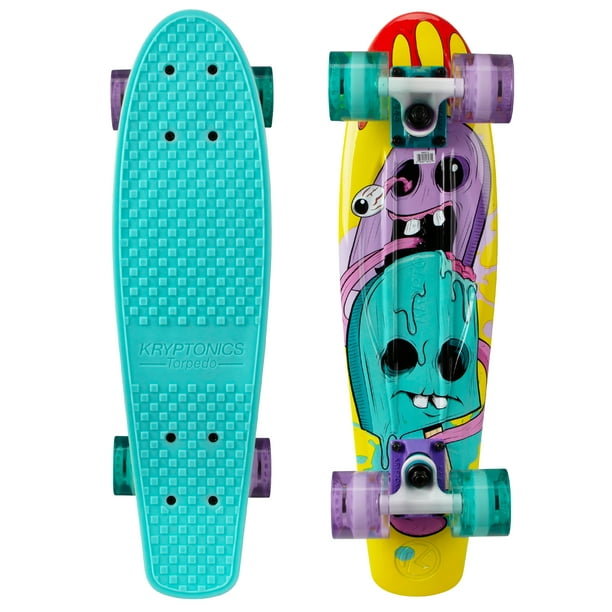 Kryptonics Original Torpedo Complete Skateboard 22 5 X 6 Zombie Walmart Com Walmart Com
