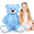 thumbnail image 5 of MorisMos Giant Teddy Bear 35.4'' Giant Stuffed Animal Big Bear Plush Toy, 5 of 8