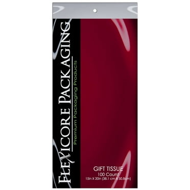 Burgundy Gift Wrap Tissue Paper 15in X 20in - 100 Sheets