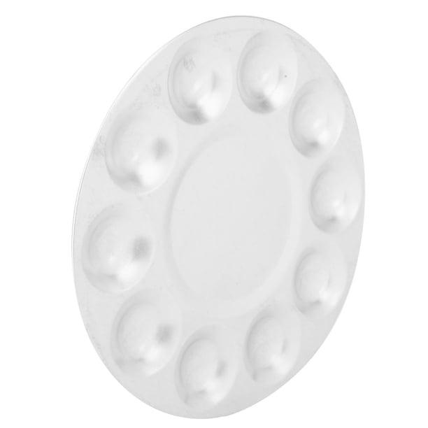 Paleta de Pinta de aluminio fdit para artistas y estudiantes, Bandeja de Mezcla Duradera Pararela, Acrílico, Arte de Untas - Liviano, Fácil Limpio, Sin deformación