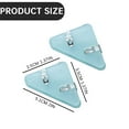 thumbnail image 3 of Book Corner Clips 1pc Triangle Paper Corner Protectors for Photo Albums Scrapbooking and Book Pages Clear Self Adhesive Archival Corners to Hold and Protect Photos Cards and Certificates, 3 of 9