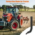 thumbnail image 5 of 6 PCS Box Blade for Tractor, 18 Inch Ripper Shanks for Box Blade, Box Blade Shank with 4 Holes, Ripper Point/Scarifier Tooth for Box Blade Shank for Replacement, Digging, Plowing, 5 of 7