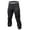 Black, variant on Lavaport 3/4 Men’s Compression Sports Tights Pants Baselayer Running Leggings