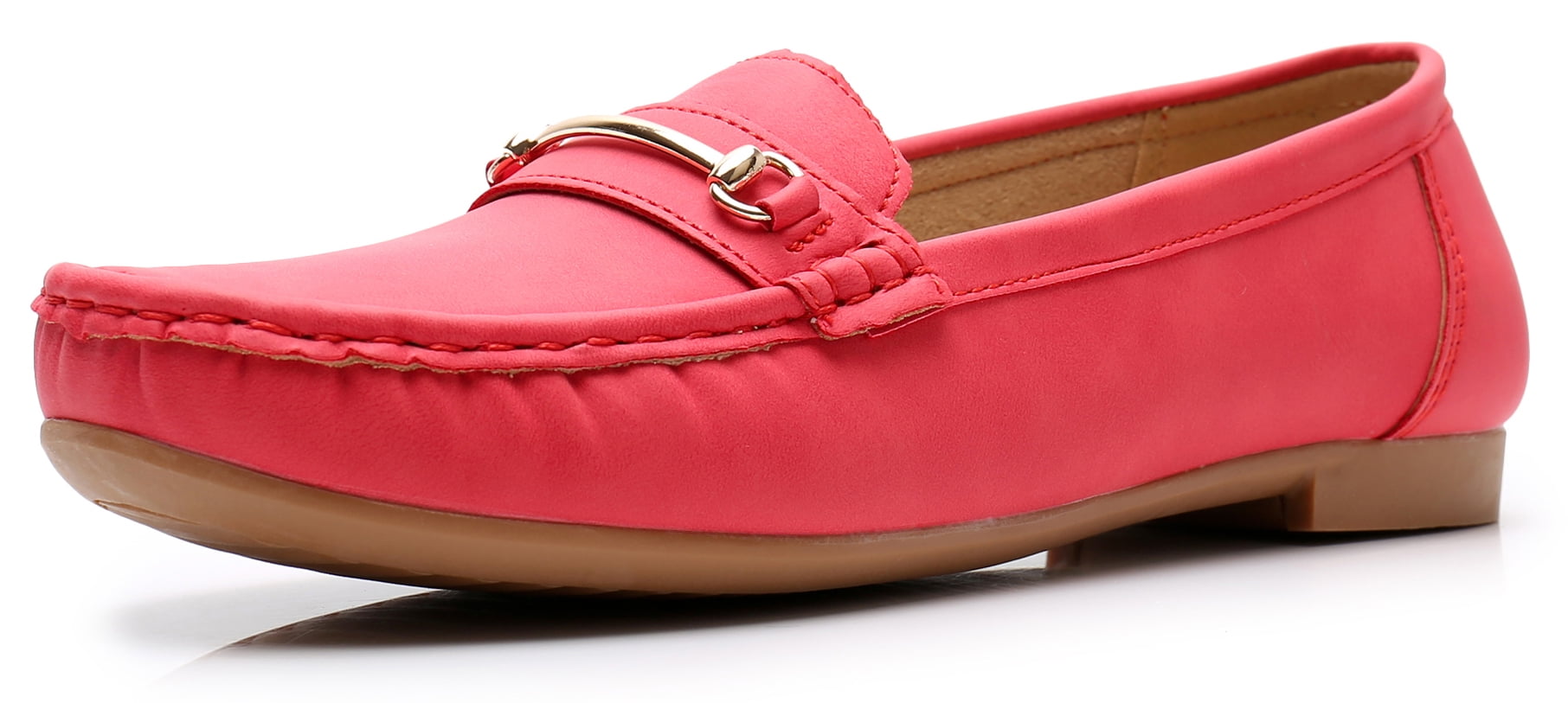 Apakowa Womens Loafers Rubber Sole Slip On Walking Flats Casual