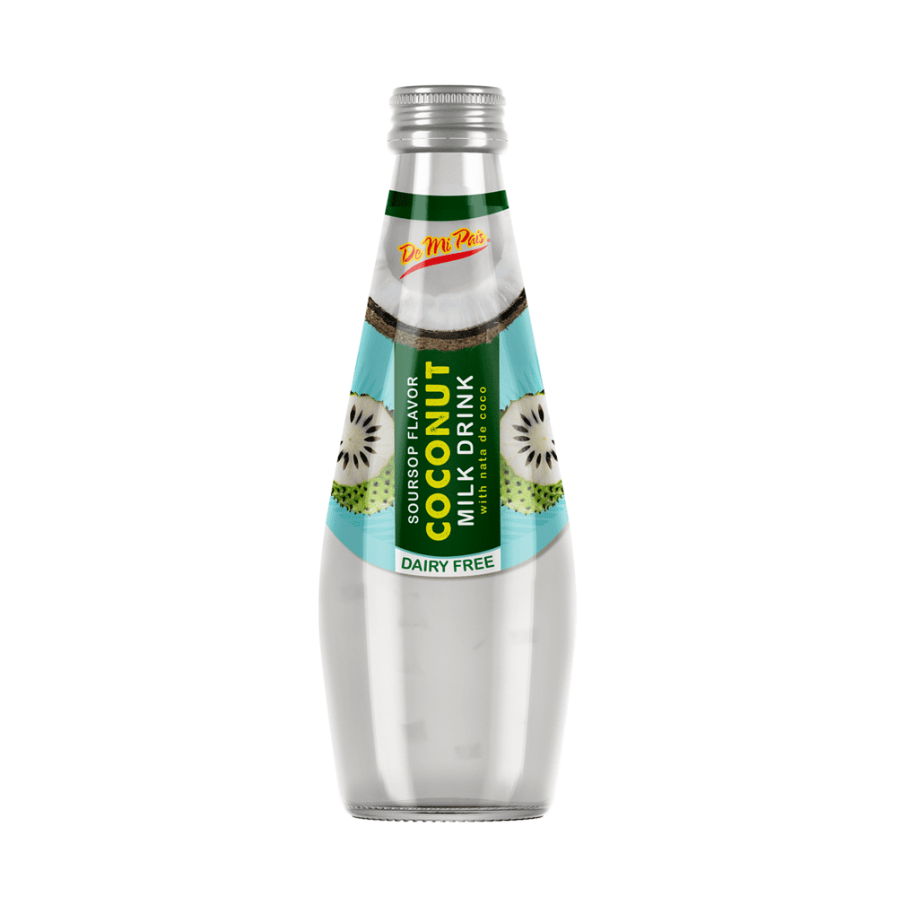 De Mi Pais Leche de Coco Sabor a Guanabana con Pulpa 9.8oz / Mango