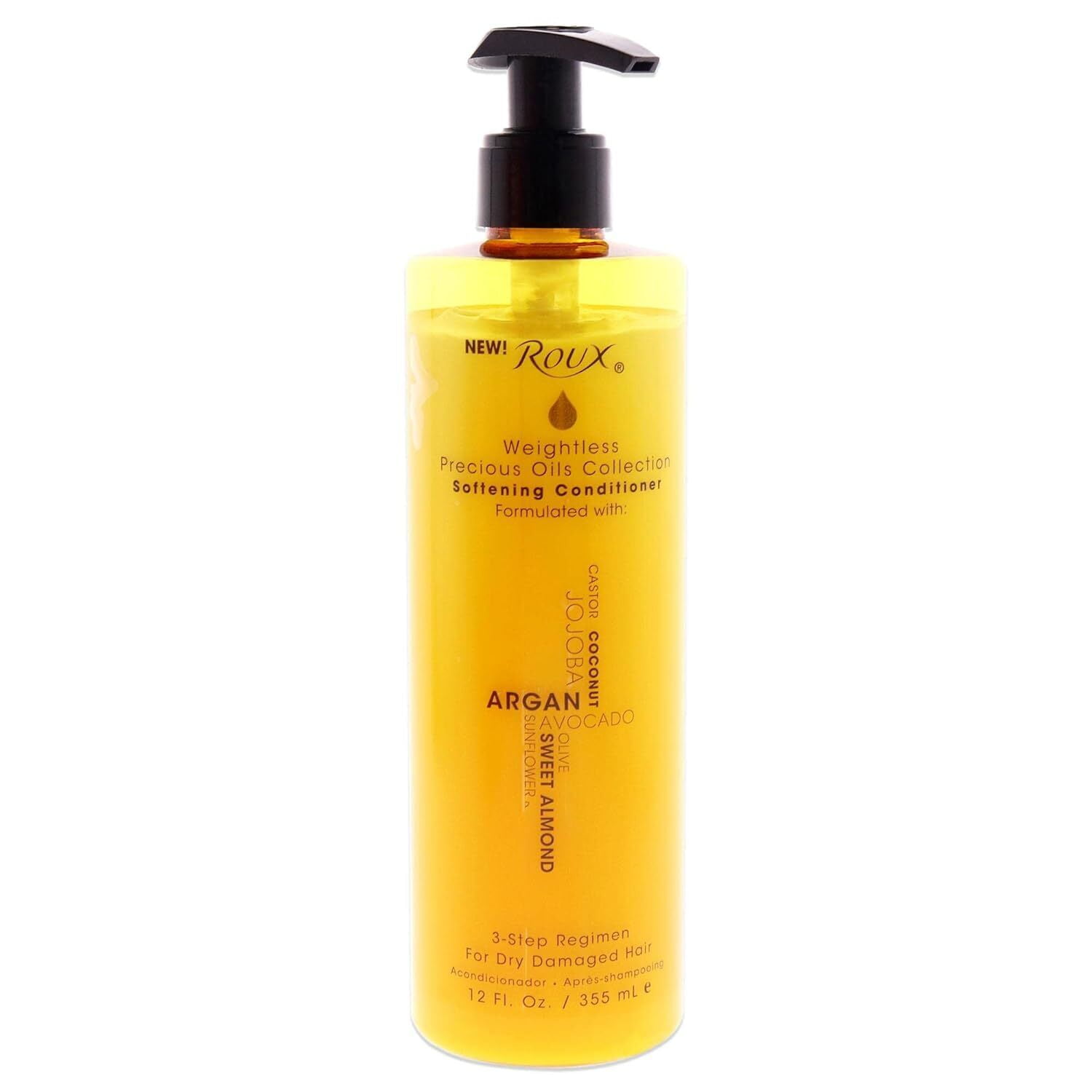 Roux Weightless Shampoo and Conditioner Set -Natural Shampoo for Dry Damaged Hair