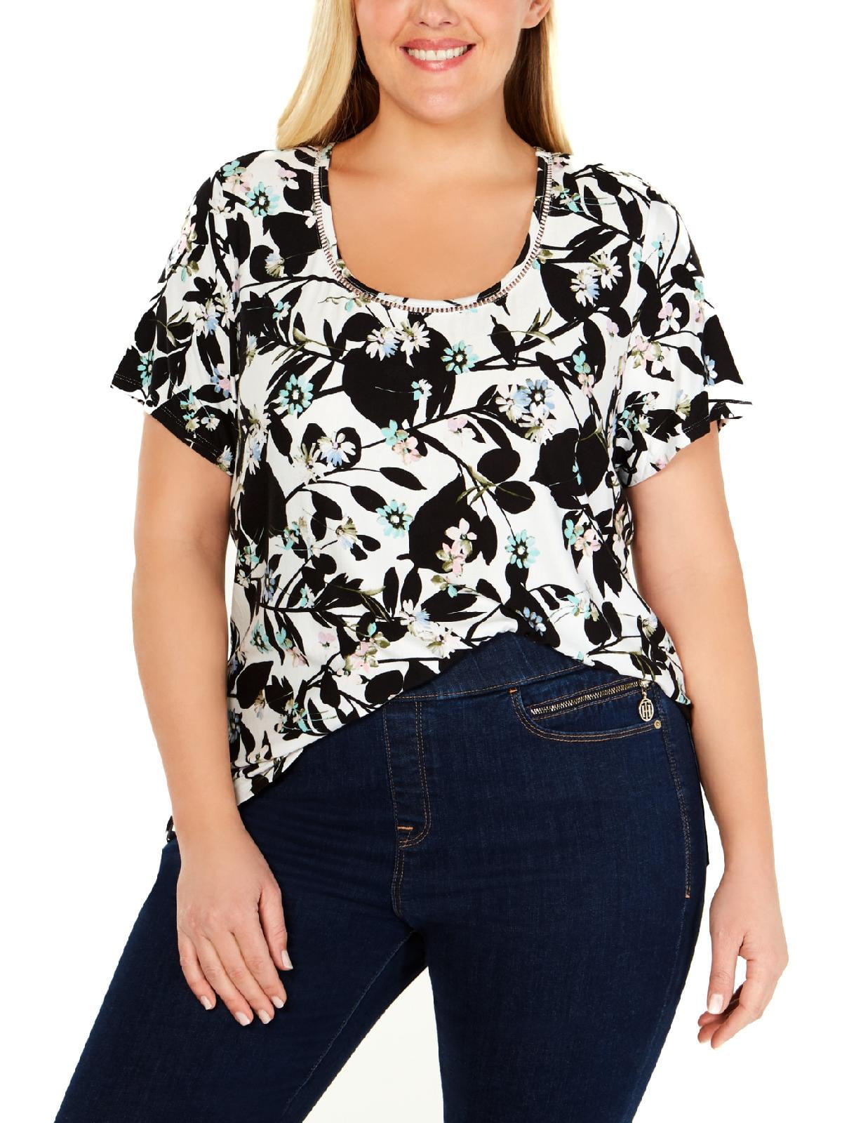 tommy hilfiger floral t shirt