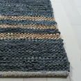 thumbnail image 3 of SAFAVIEH Vintage Leather Grace Striped Area Rug, Blue/Beige, 5' x 8', 3 of 11