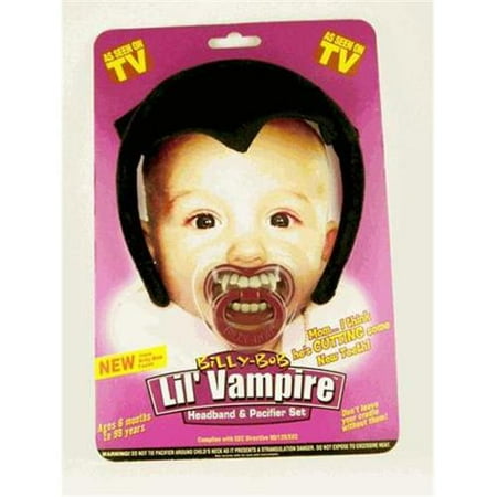 Billy Bob Lil' Vampire Headband and Pacifier Set