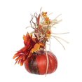 thumbnail image 2 of Decoración  Harvest Way to Celebrate Calabaza Naranja con Floral 25Cm, 2 of 4