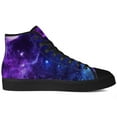 thumbnail image 4 of Aidianart Womens Galaxy High Top Shoes High Top Canvas Sneakers Size 12, 4 of 5