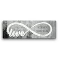 thumbnail image 3 of Personalized Infinite Love Canvas Print, 3 of 3