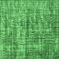 thumbnail image 1 of Ahgly Company Indoor Square Oriental Emerald Green Asian Inspired Area Rugs, 3' Square, 1 of 4