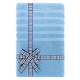 thumbnail image 2 of American Soft Linen Luxury 35x70 Jumbo Large Bath Towel, 100% Cotton Turkish Bath Towel Sheet, Sky Blue, 2 of 9