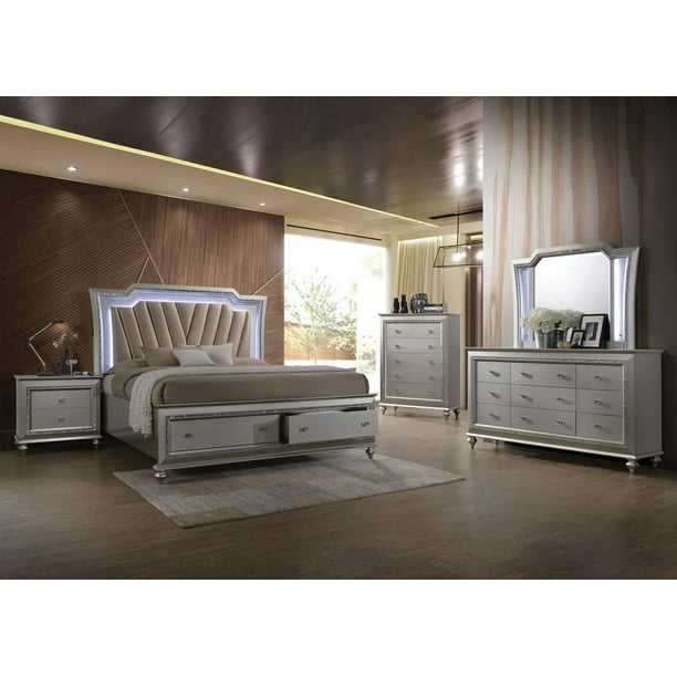 Samana Upholstered Storage Platform King Bed Set 5 By Orren Ellis Com Samana Upholstered Storage Platform, Upholstered King Bedroom Set With Storage