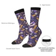 thumbnail image 4 of Fuzoiu Snake And Floral Print Athletic Crew Socks for Men & Women,Casual Crew Socks,Above Ankle Crew Socks for Business, Casual, 4 of 6