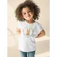 thumbnail image 2 of Bunny With Floral Wreath T-Shirt Infant -Image by Shutterstock,  18 Months, 2 of 4