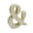 Ampersand, variant on 12 Pack: 3" Chunky Wood Letter by Make Market