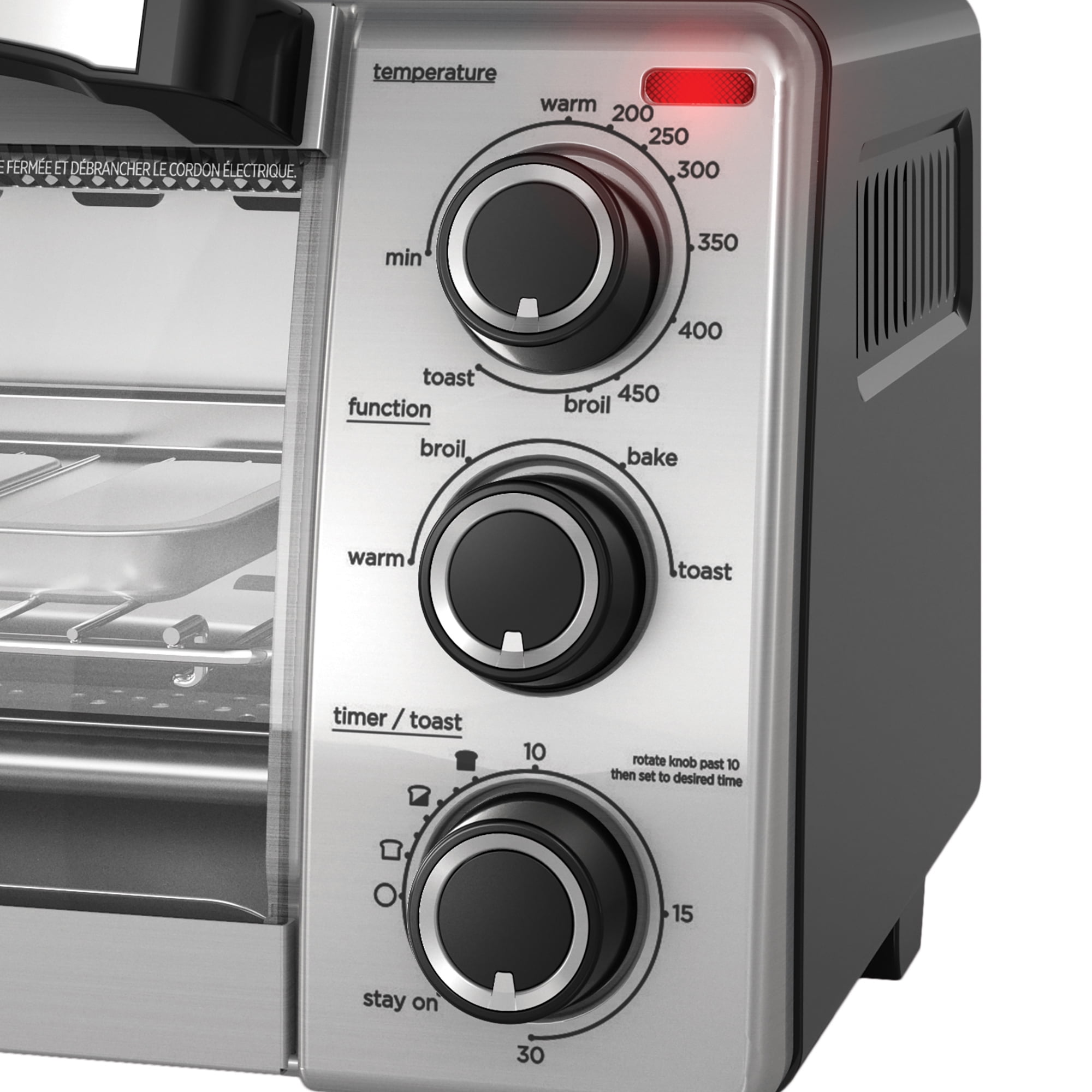  BLACK+DECKER 4-Slice Toaster Oven with Natural Convection, Black,  TO1750SB: Home & Kitchen