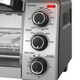 BLACK+DECKER Natural Convection Toaster Oven, Stainless Steel, TO1755SB