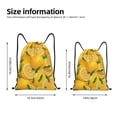 thumbnail image 4 of Bingfone Yellow Limes Drawstrings Backpacks Bags For Men Women Gym Drawstrings Bag, 4 of 9