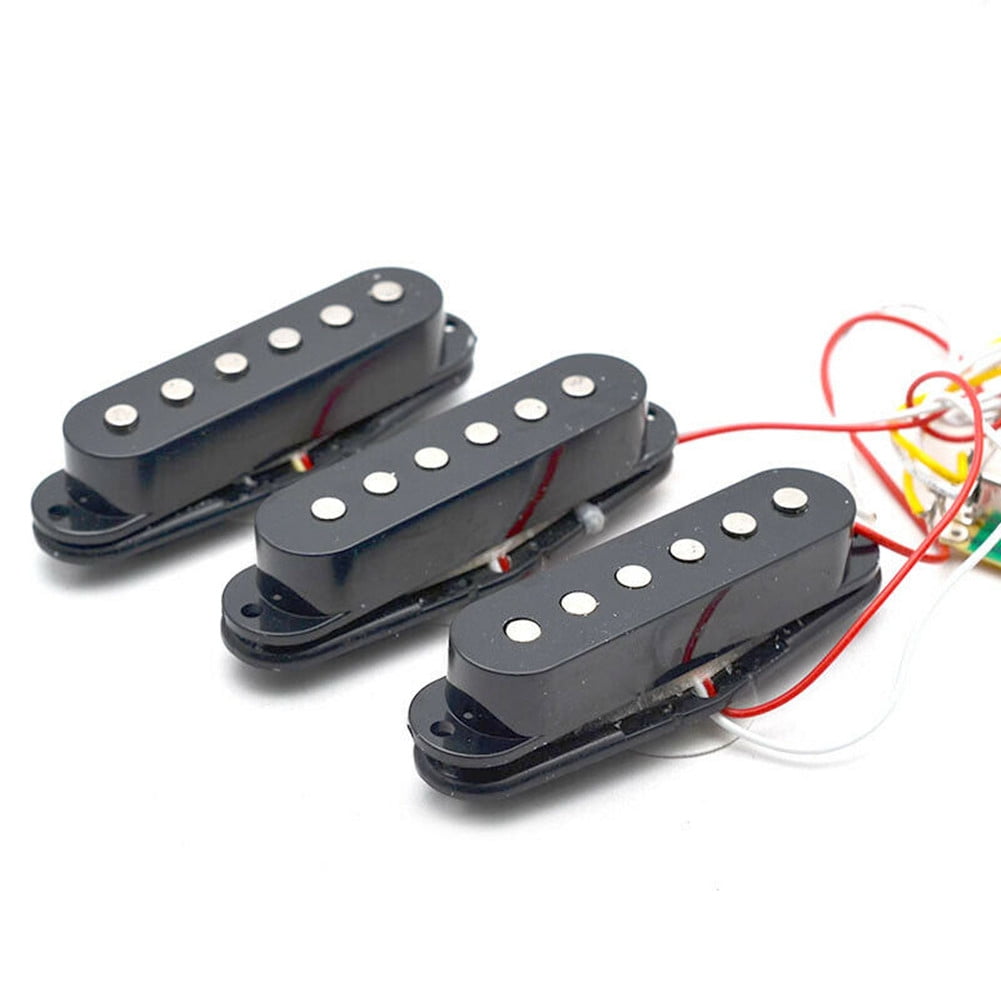 Wiring Harness Prewired 5-Way Switch 2T1V Electric Guitar Pickups Kit for ST