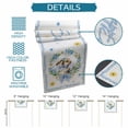 thumbnail image 6 of Table Runner - 72 Inch Long, Easter Rabbits Eggs Kitchen Dining Table Runner Dresser Scarves, Watercolor Floral Daisy Bunny Bow Spring Farmhouse Decor for Coffee Tables Wedding Party Banquet, 6 of 8
