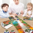 thumbnail image 3 of Kids Educational Curling Board Game with Foldable Mat Bowling Ball Golf Football Basketball Dinosaur Car Racing Parent-children Interactive Competitive Family Children Curling Toy, 3 of 7