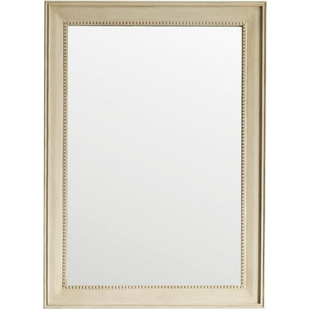 James Martin 157-M29-WW 29 in. Bristol Rectangular Mirror, White Washed Walnut