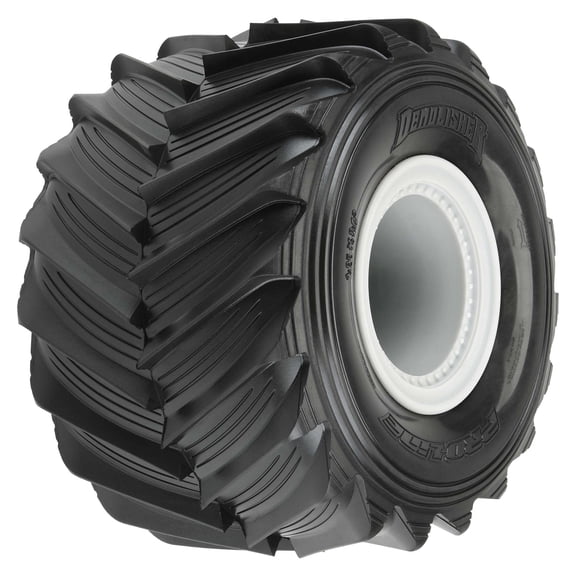 Pro-Line Racing Demolisher 2.6/3.5 MTD Gray Whls LMT F/R PRO1018715 RC Tire