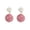 F, variant on Bohemian Handwoven Raffia Dangle Earrings for Women Geometric Beach Jewelry Lightweight Summer Accessories