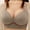 Gray, variant on Women's Plus Size Full Coverage Wirefree Bra, Breathable Side Support Comfort for Everyday Mom Wear Anti Sagging Design