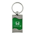 thumbnail image 2 of Honda Civic SI Keychain & Keyring - Green Wave, 2 of 2