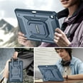 thumbnail image 6 of Fintie Case for iPad Air 11-inch M3 (2025) / M2 (2024), [Tuatara Magic Ring] 360 Degree Rotating Grip Stand Rugged Cover with Screen Protector & Pencil Holder, Navy, 6 of 9