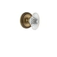 thumbnail image 3 of Grandeur Solbur_Dd_Na Soleil Solid Brass Dummy Door Knob Set - Nickel, 3 of 6