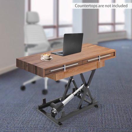 Electric Scissor Lift Table, Lift Table, Lift Table for Material Handling and Transportation, Voltage: DC 24V, 113.4kg/250lbs Load-bearing Capacity