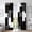 Black, variant on Arenarug Black Grey Modern Geometric Blackout Curtains,Thermal Insulated for Bedroom,2 Panels 52"x84"