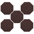 thumbnail image 1 of Furnish My Place Geometrical Pattern Indoor/Outdoor Refine Burgundy Rug, Abstract Area Rug, Doorway Mat, Contemporary Rug for Living Room, Entryway, Made in USA, 2' Octagon - Set of 5, 1 of 5