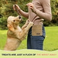 thumbnail image 2 of Unique Bargains Dog Treat Pouch Portable Puppy Dog Training Treat Bag Treat Pouches for Pet Training Auto Closing Hand Free Pet Feed Snack Reward Pocket Khaki, 2 of 7