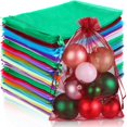 thumbnail image 1 of Bolsas de regalo Funtery, 200 unidades, malla de organza, 20 x 30 cm, multicolor, 1 of 7